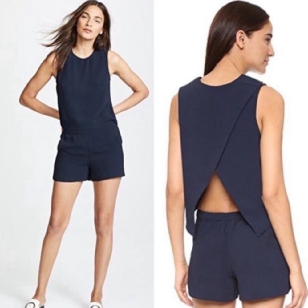 Club Monaco Lyndsey Romper Navy